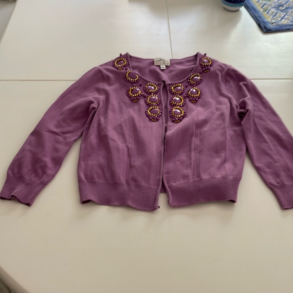 An original Milly of New York Lilac/Purple sweater size Large
